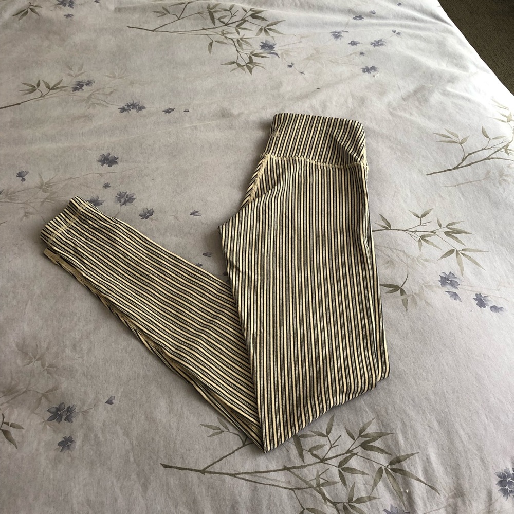 Lululemon Vertical Striped Leggings